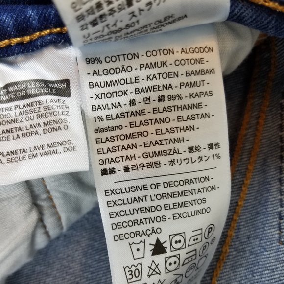 Levi's 501 Button Fly Cut Off's High Rise - 4 /27 - Picture 5 of 7